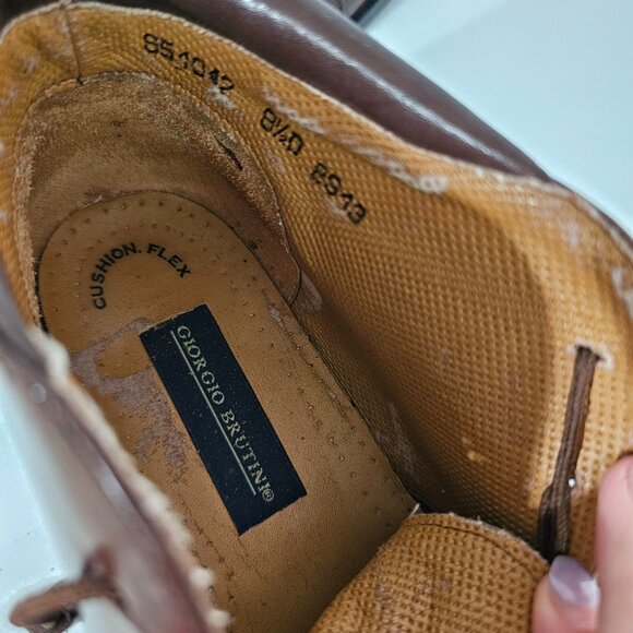Giorgio Brutini Mens Genuine Leather Ankle‎ Boots Fully Cushioned Size 8.5《778》S - Picture 6 of 9